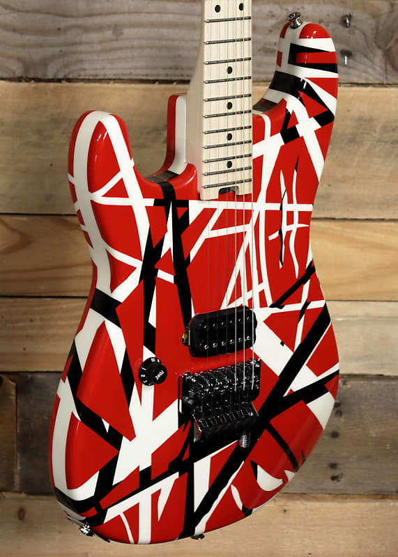 Электрогитара EVH Striped Series Left-Handed R/B/W Electric Guitar