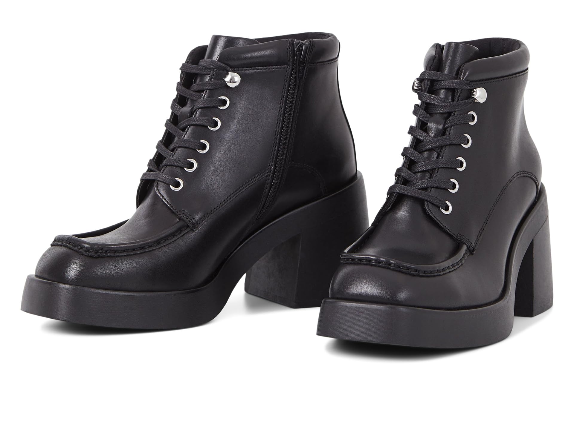 Ботинки Vagabond Shoemakers Brooke Leather Lace-Up Bootie, черный цена и фото