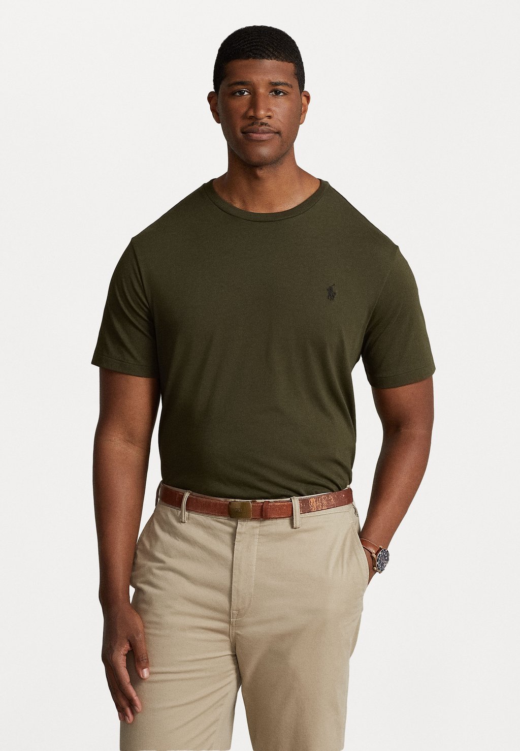 

Базовая футболка Polo Ralph Lauren Big & Tall, броненосец