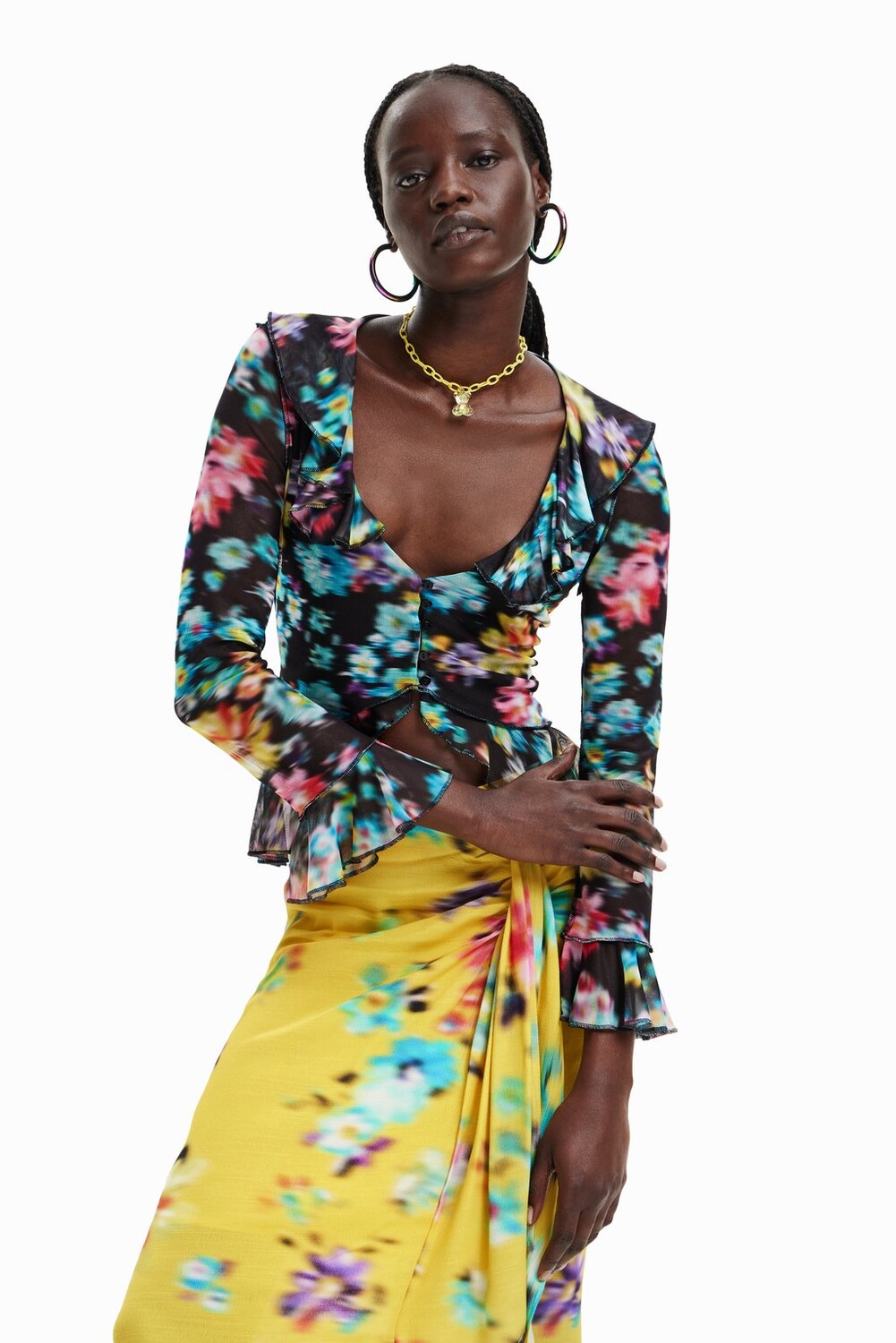 

Блузка Desigual, черный