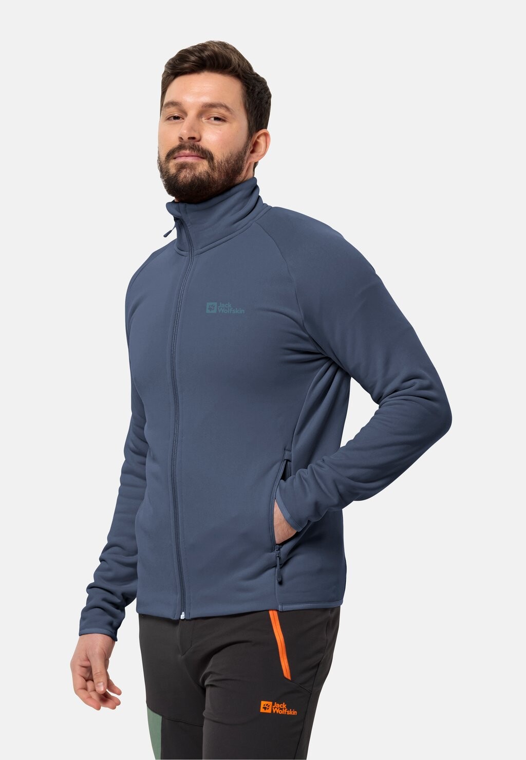 

Флисовая куртка BAISELBERG FZ Jack Wolfskin, цвет evening sky