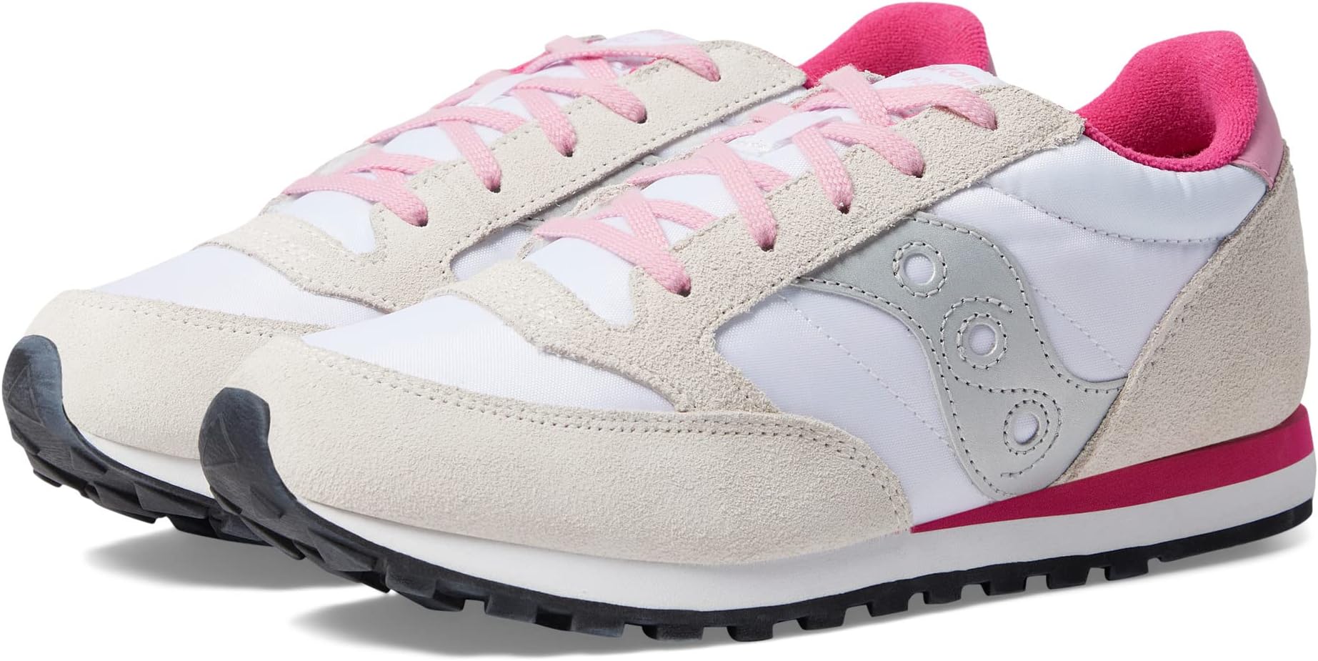 

Кроссовки Originals Jazz Original Saucony Kids, цвет White/Silver/Pink