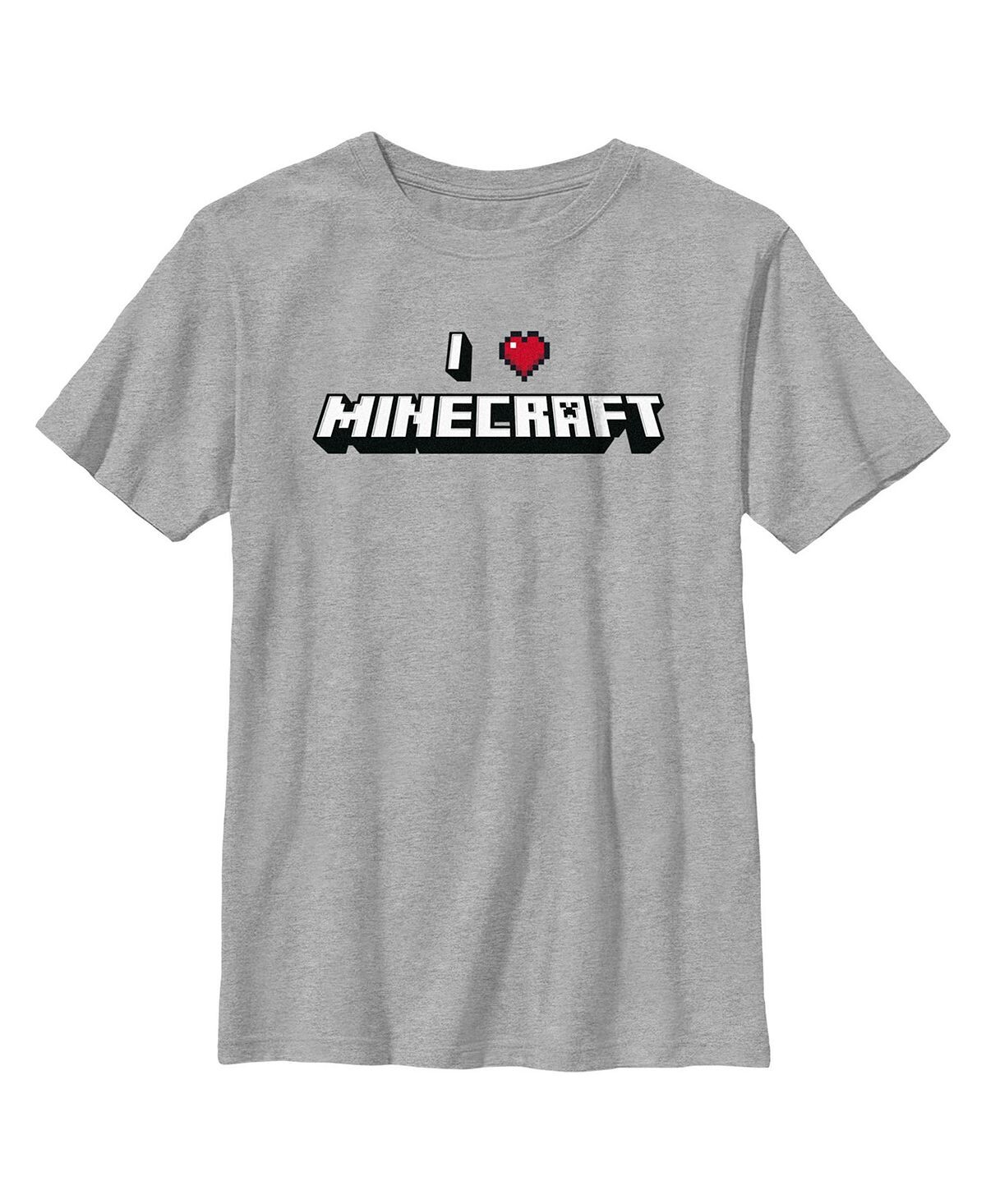 

Детская футболка Minecraft I Heart Minecraft для мальчиков Microsoft