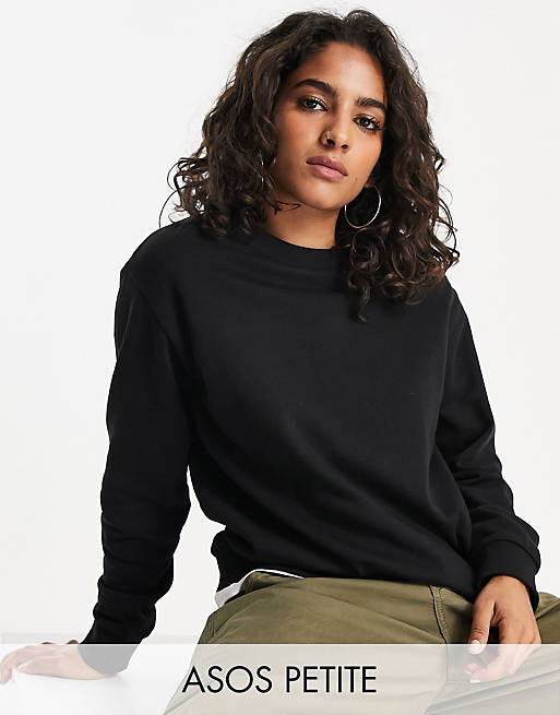 

Черный свитшот ASOS DESIGN Petite