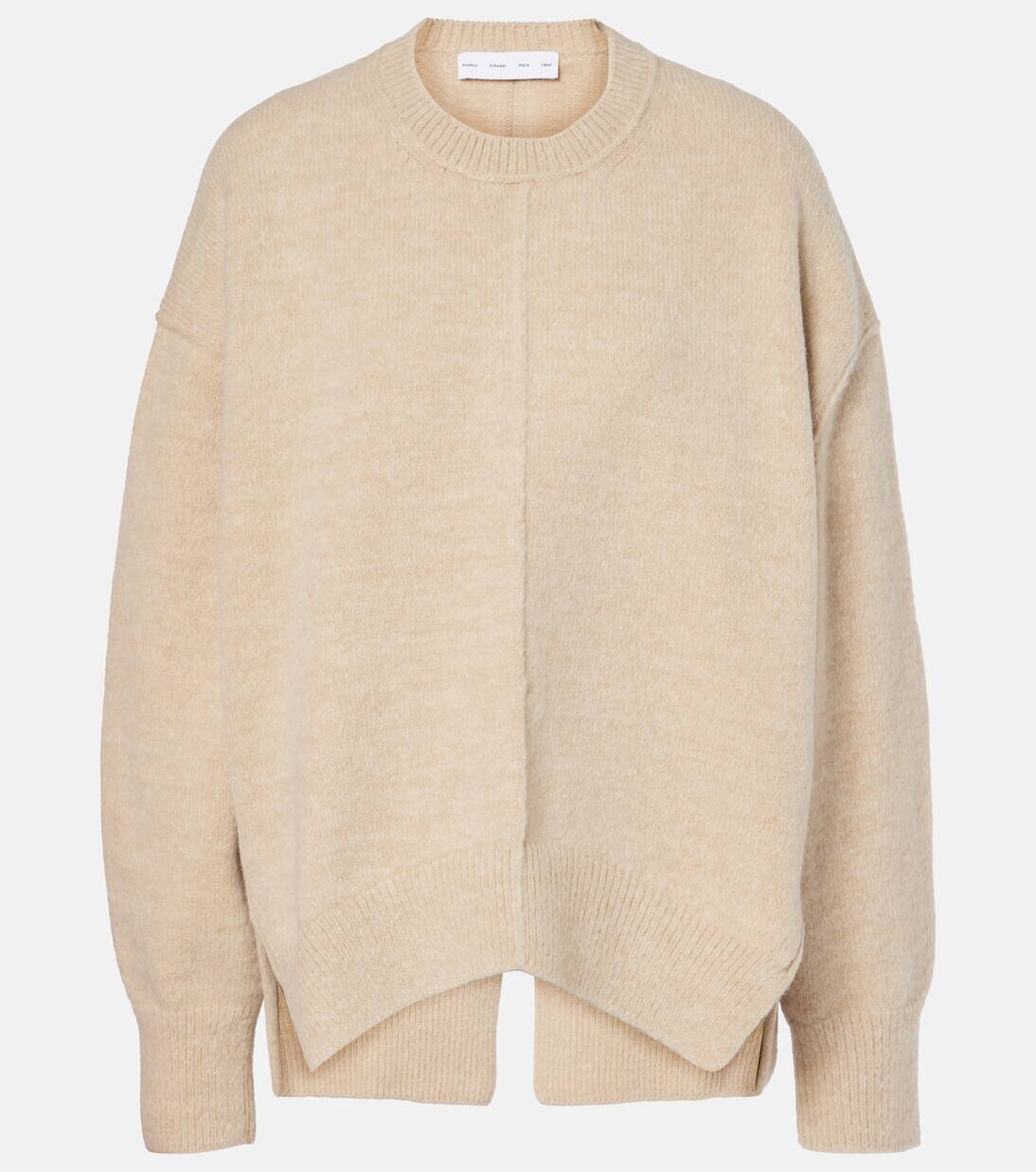 

Белый лейбл свитер Kellen Proenza Schouler, цвет birch