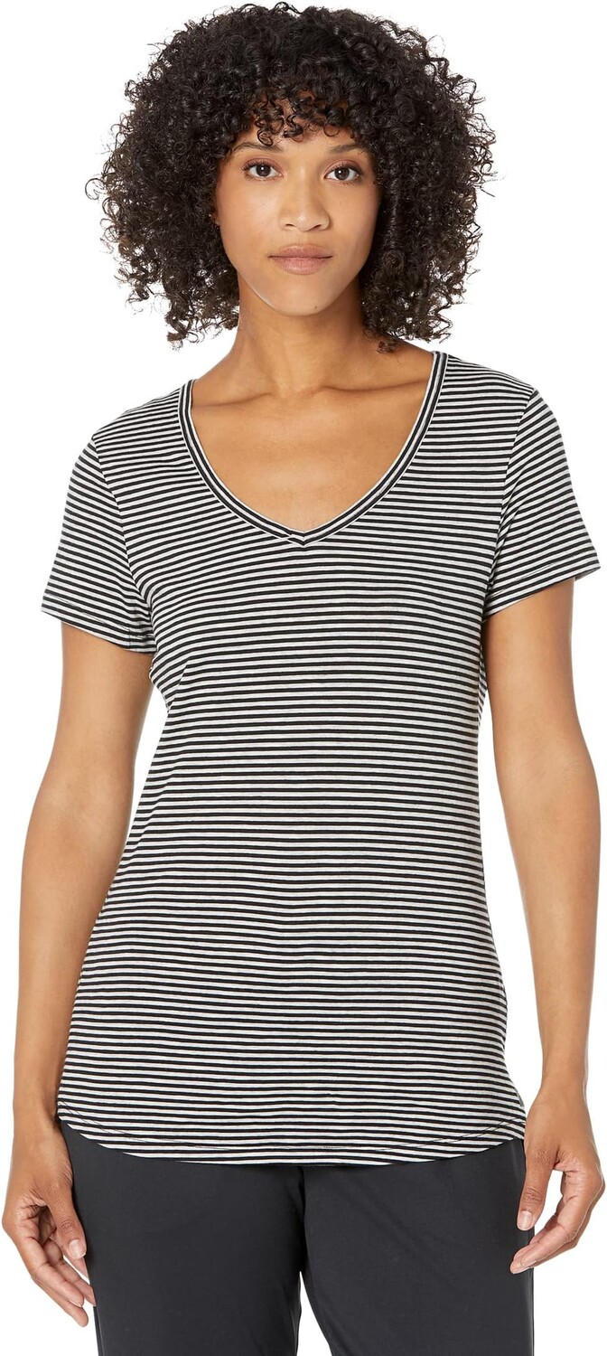 

Футболка с короткими рукавами Marley II Toad&Co, цвет Heather Grey Stripe