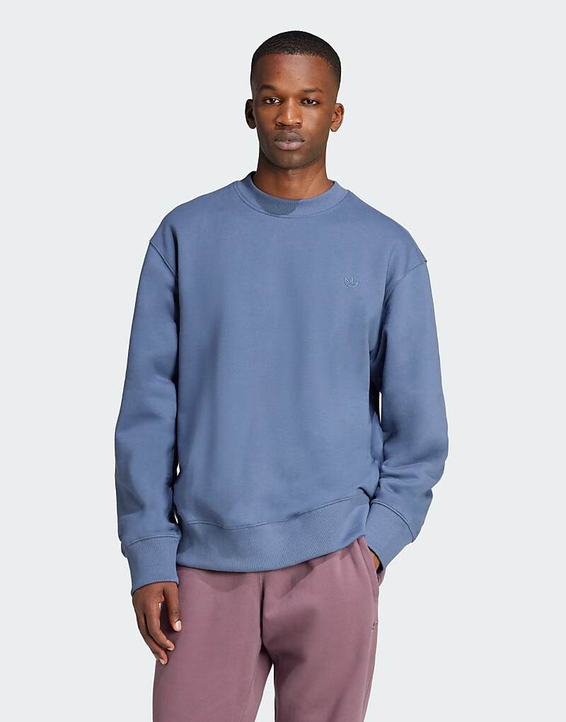 

adidas Originals – Premium Essentials – синяя толстовка с круглым вырезом