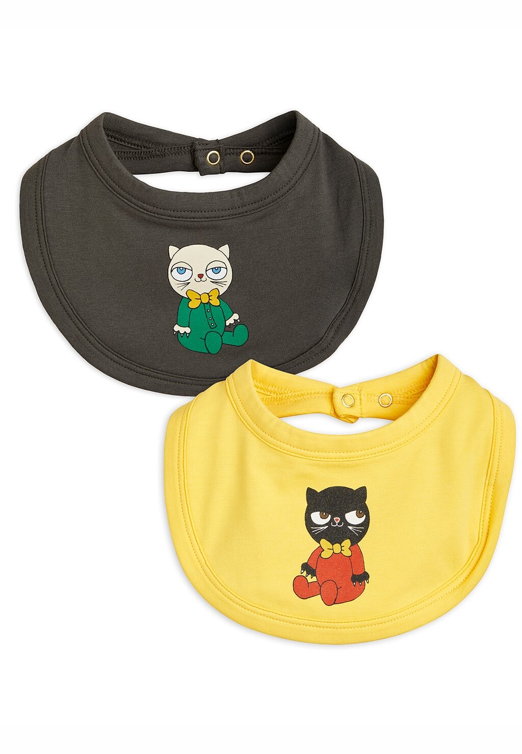 цена Нагрудник MINIBABIES BIB UNISEX 2 PACK Mini Rodini, цвет multi