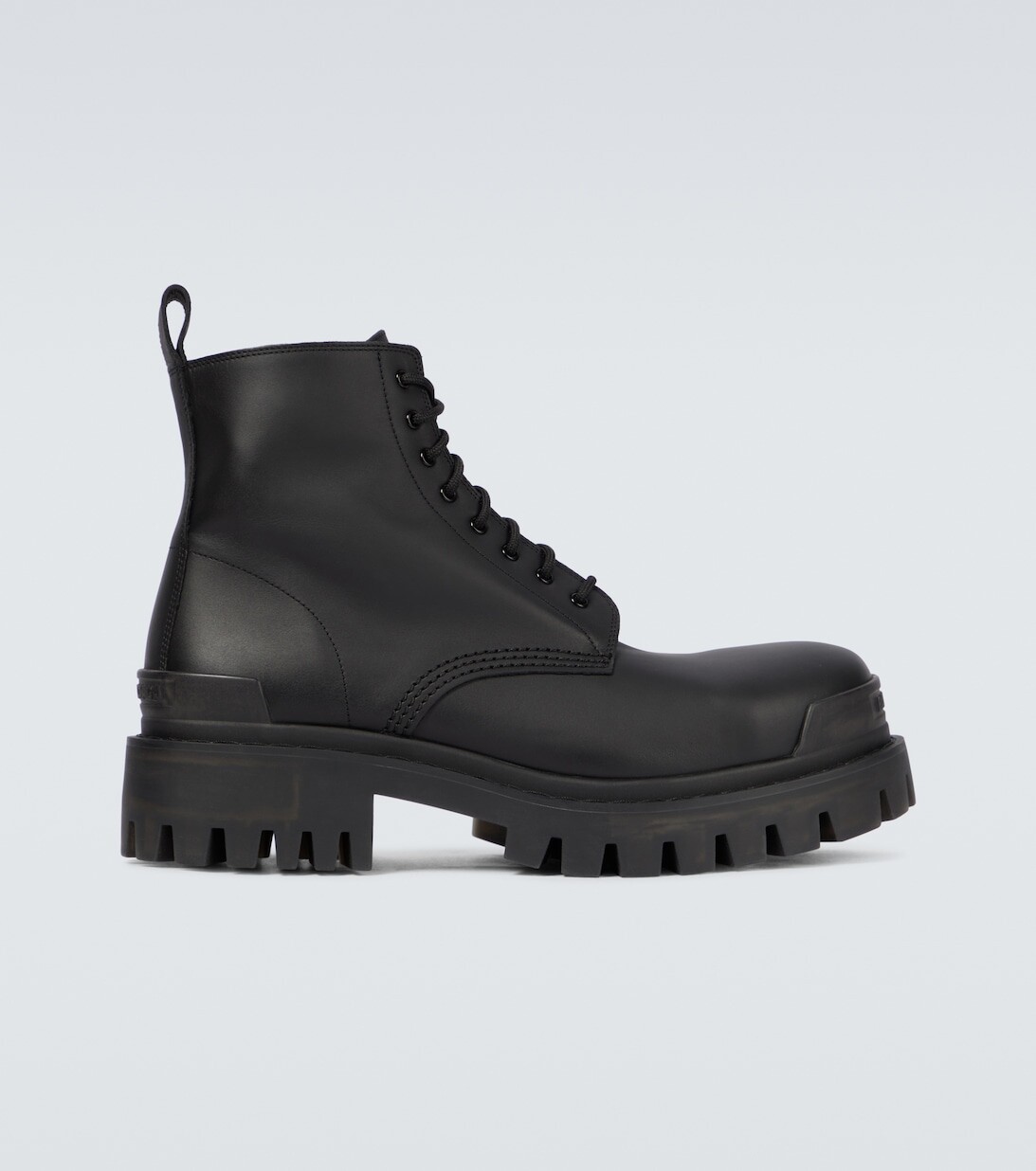

Кожаные ботинки Strike Balenciaga, черный