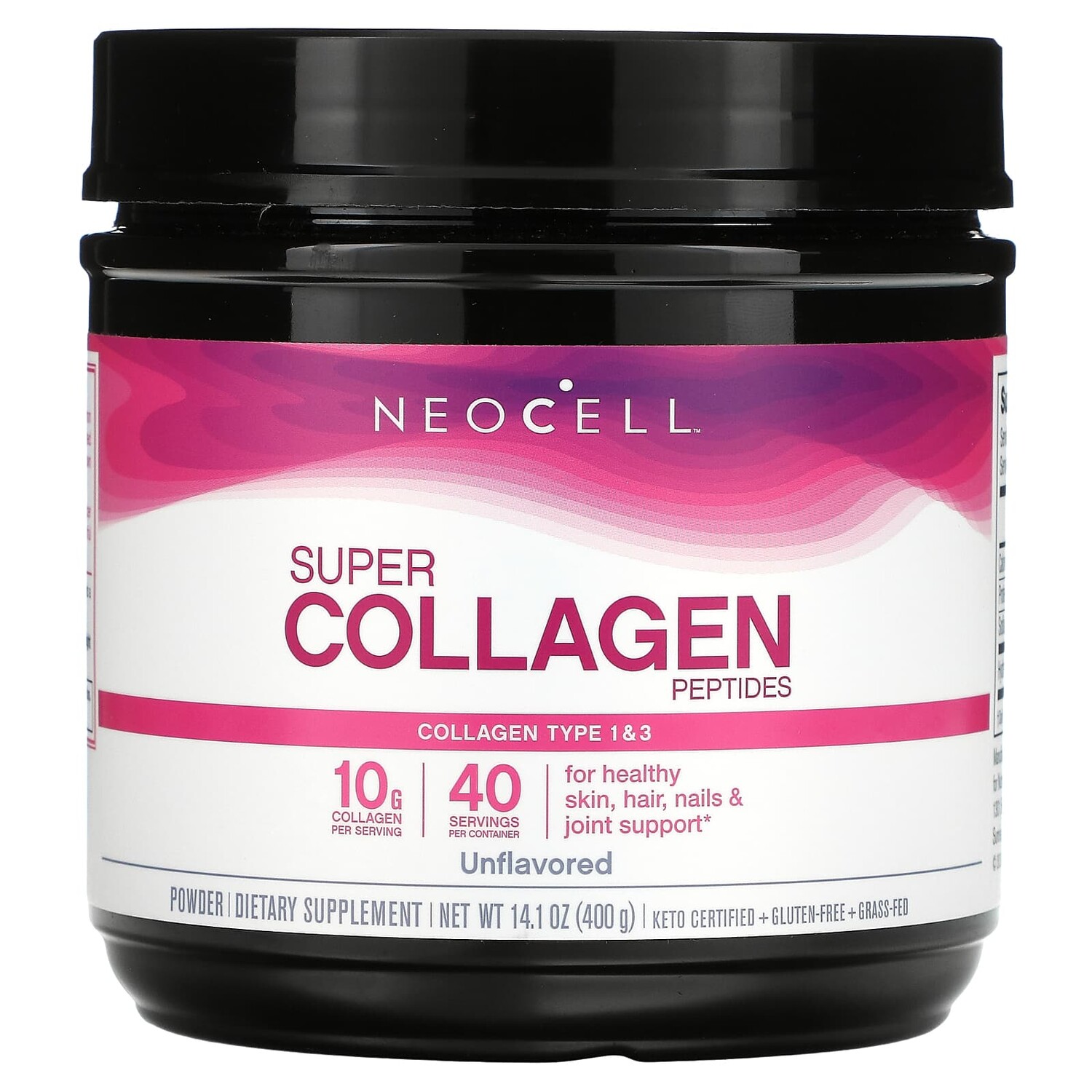 

Суперколлагеновые пептиды, без добавок, 400 г (14,1 унции), NeoCell