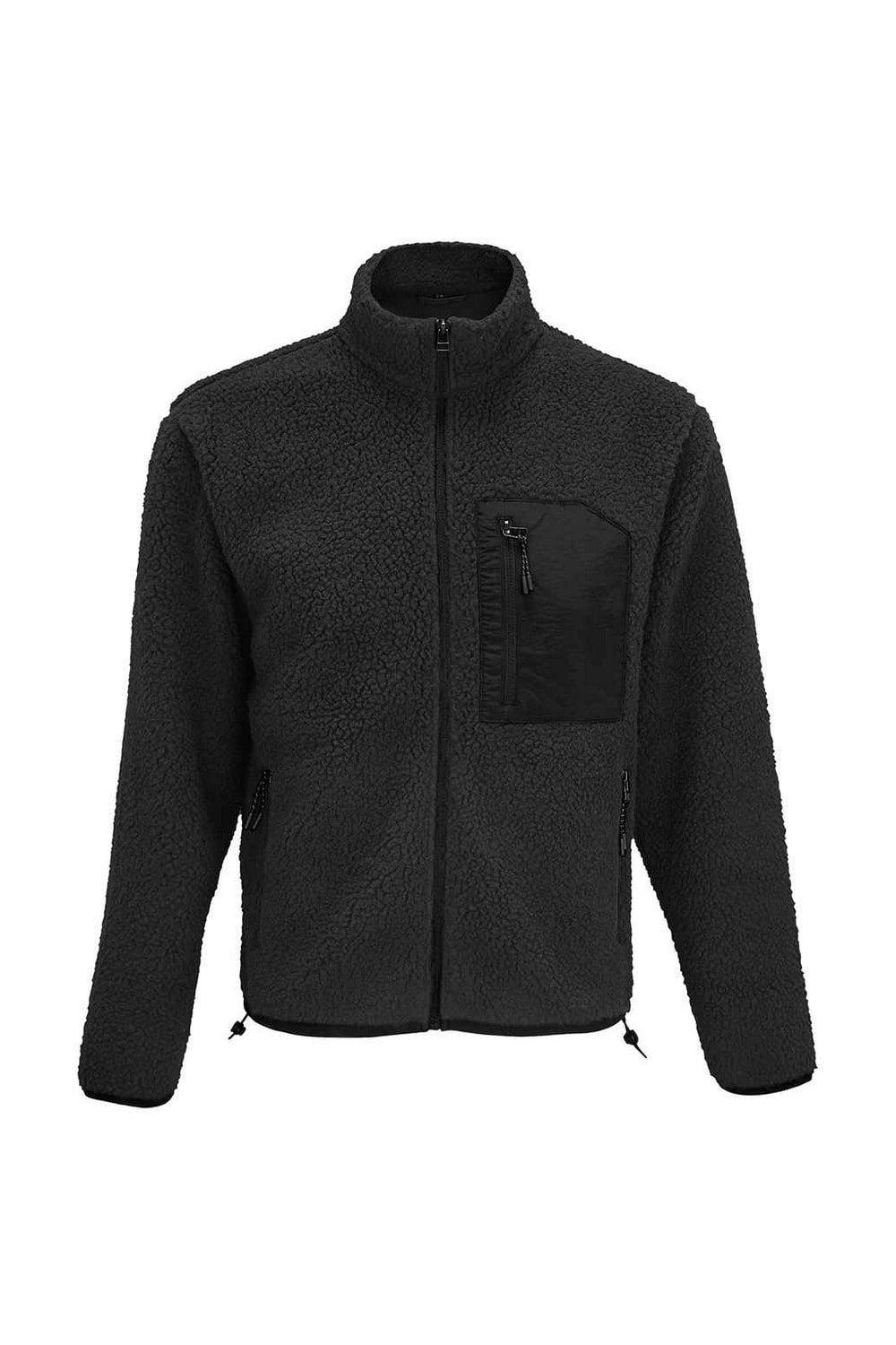 Флисовая куртка Fury из шерпы SOL'S, серый манжета пластик gamo hunter 440