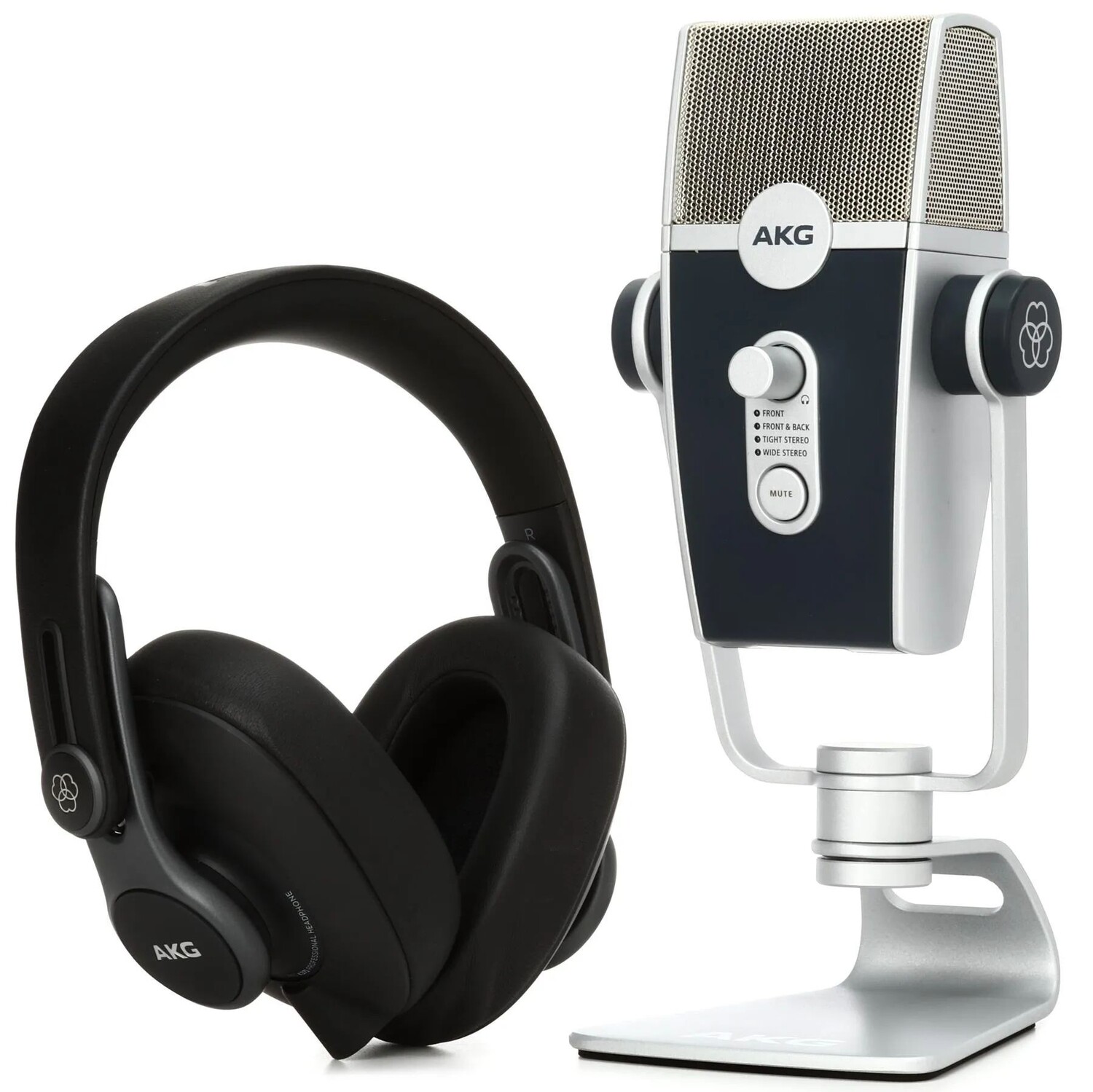 

AKG Podcaster Essentials с USB-микрофоном AKG Lyra и наушниками 371