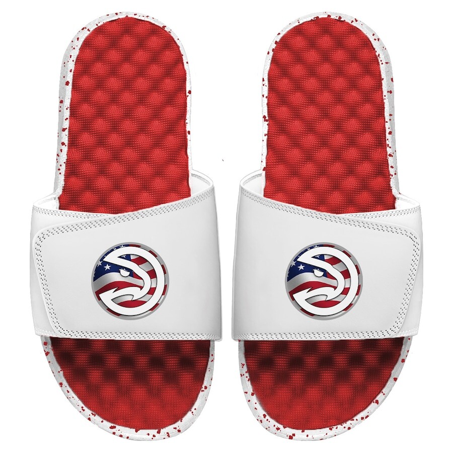 

Шлепанцы ISlide Atlanta Hawks, красный