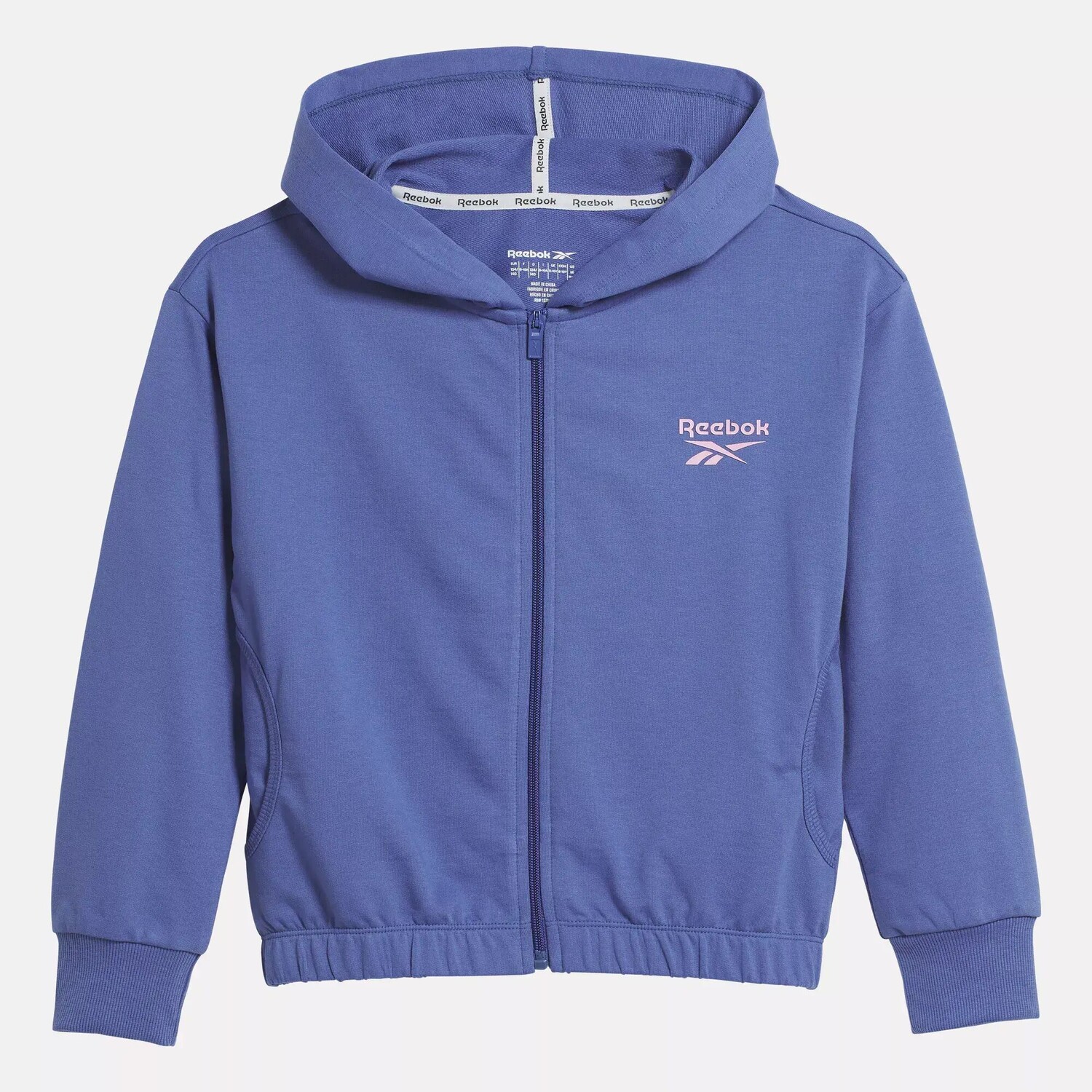 

Худи ID на молнии Reebok, фиолетовый