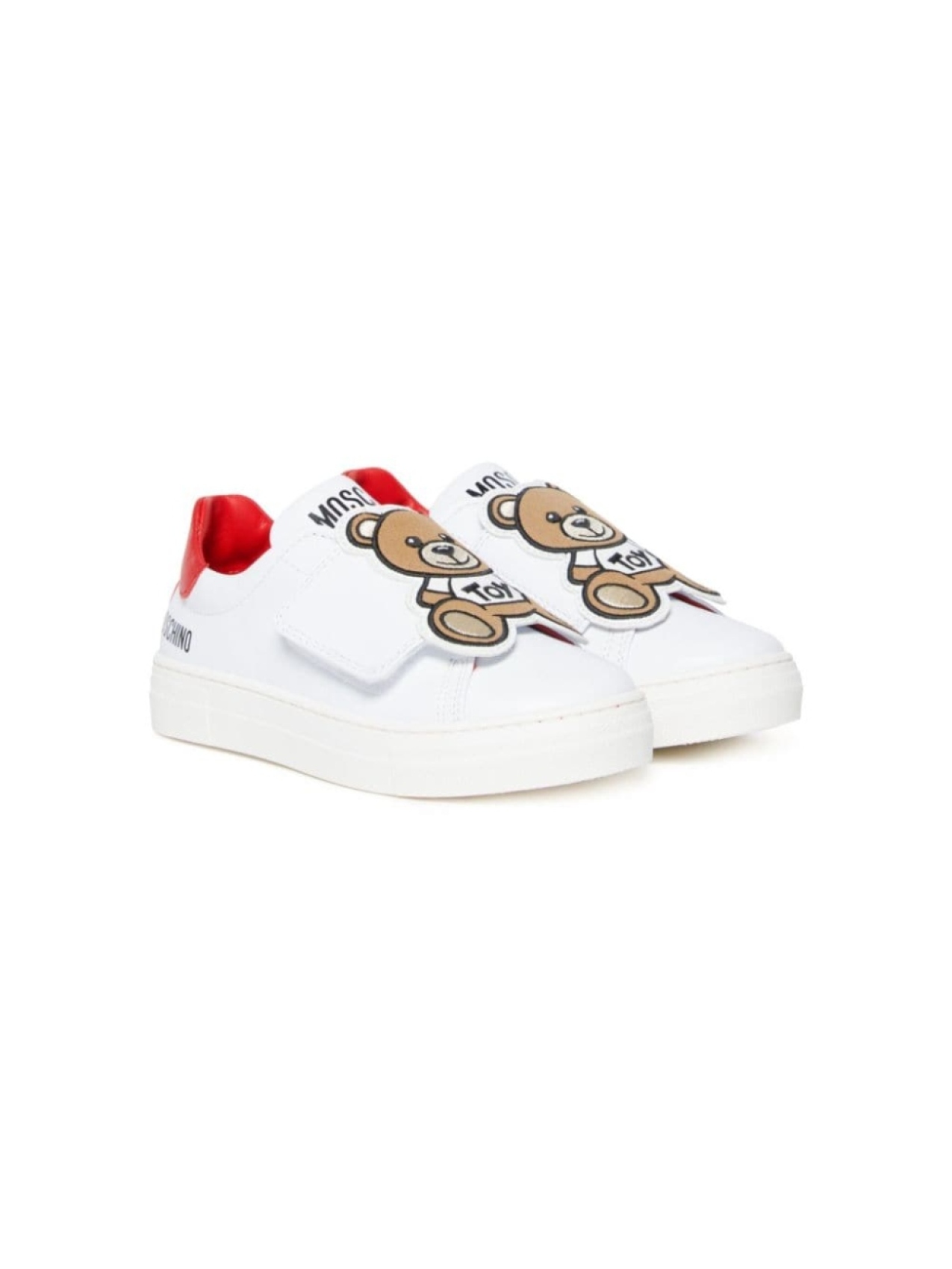 

Moschino Kids кроссовки Teddy Bear, белый