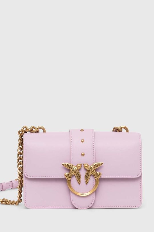 Кожаная сумочка Pinko, фиолетовый