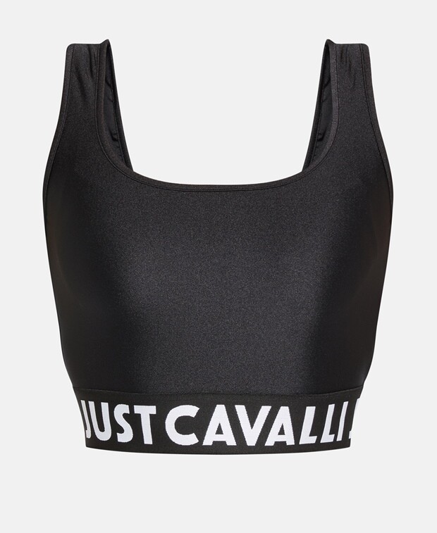 

Укороченный топ Just Cavalli, черный