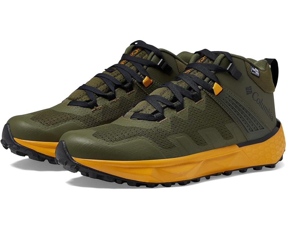 

Походные ботинки Columbia Facet 75 Mid Outdry, цвет Nori/Golden Yellow