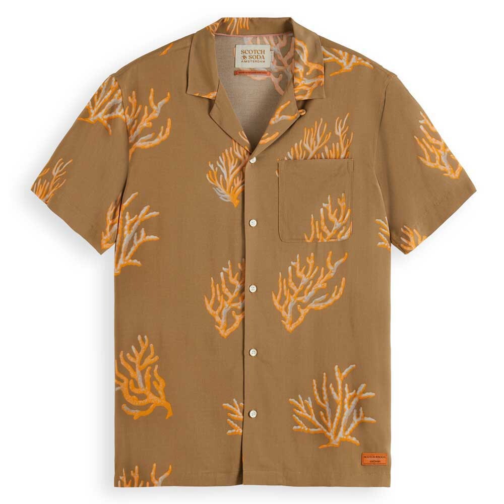 

Рубашка с коротким рукавом Scotch & Soda 177054, коричневый