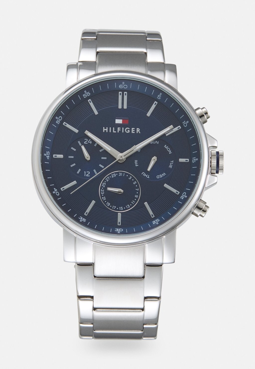 

Часы Tommy Hilfiger, серебристый/синий
