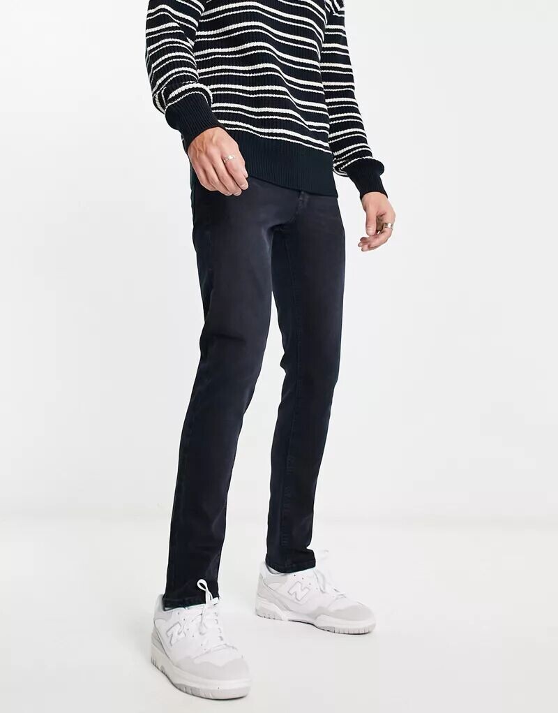 

Черно-синие джинсы узкого кроя Jack & Jones Intelligence Glenn