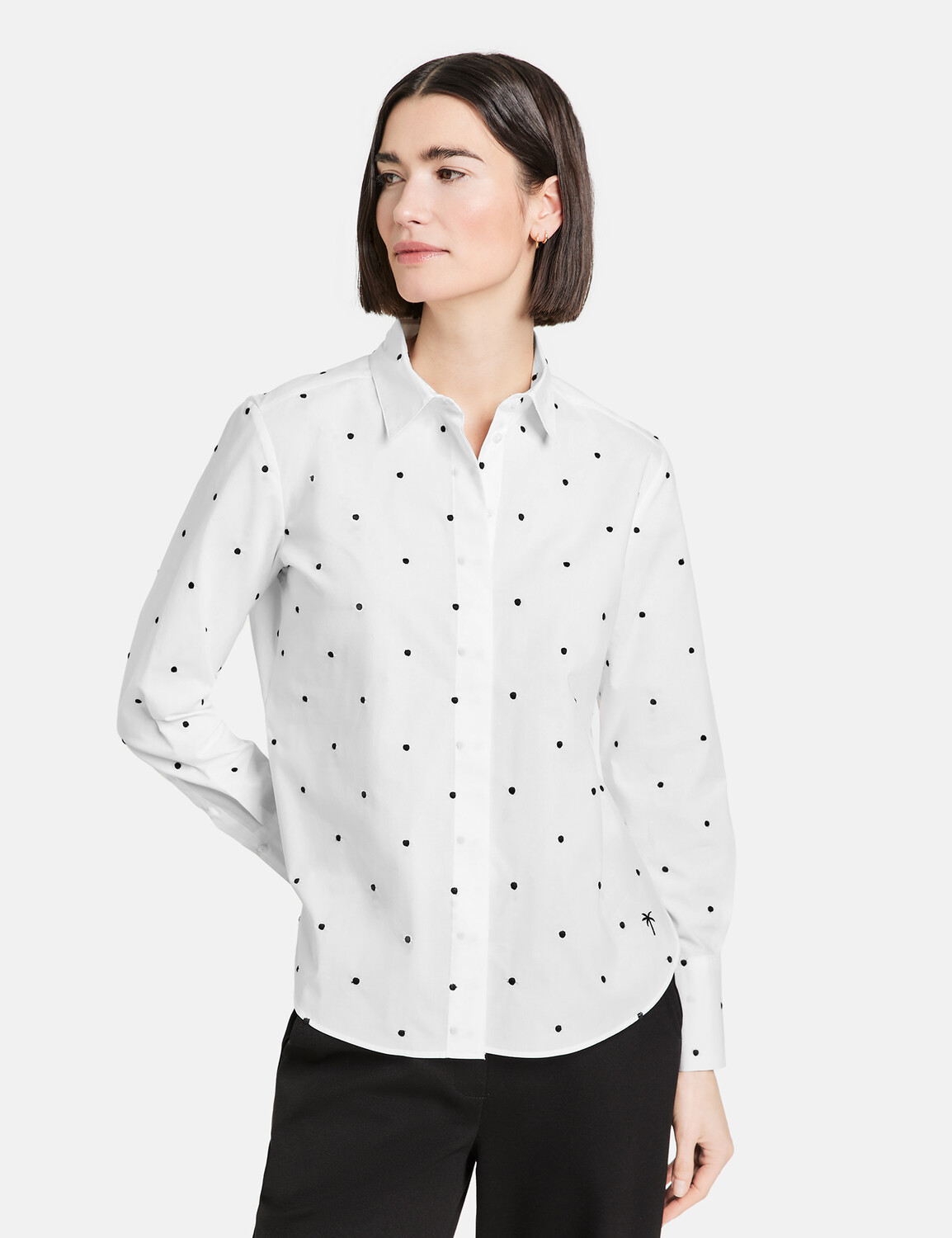 

Блуза Gerry Weber Langarm, цвет Ecru/Weiss Gemustert