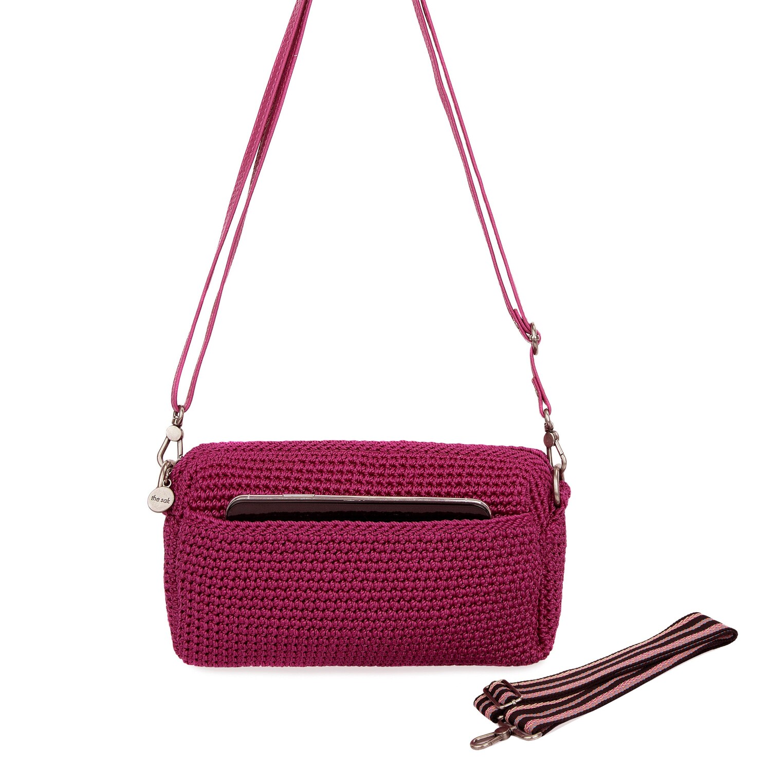 

Через плечо Cora для смартфона The Sak, цвет Hand Crochet - Pinkberry