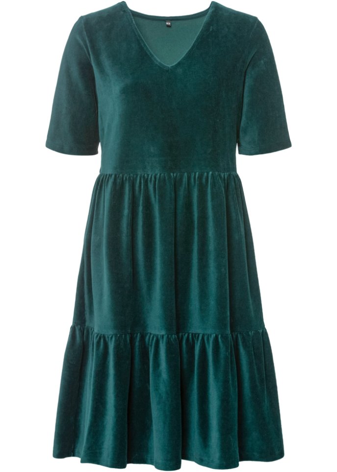 цена Вельветовое платье Rainbow, зеленый