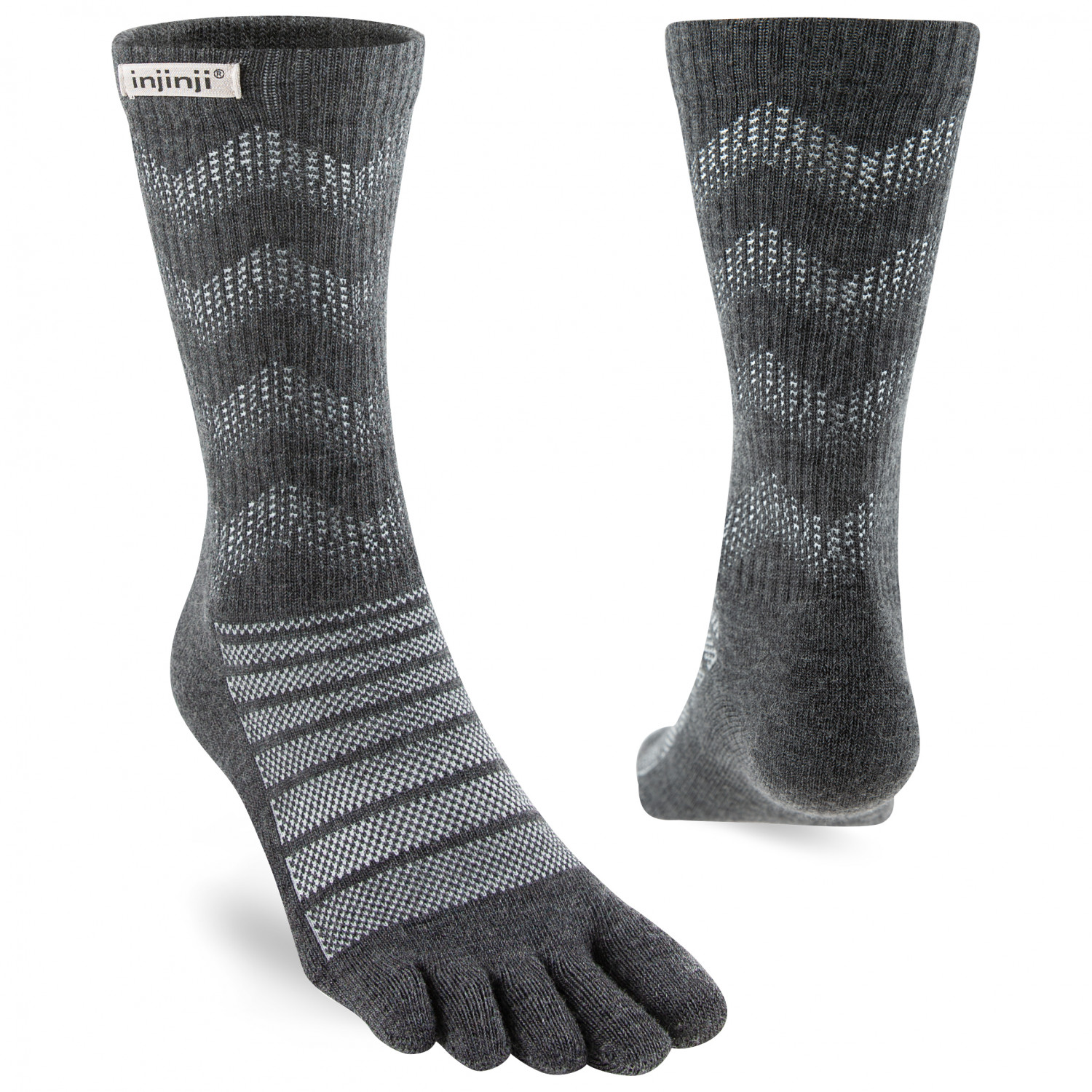 Походные носки Injinji Outdoor Midweight Crew Wool, цвет Slate – заказать  из-за границы с доставкой в «CDEK.Shopping»