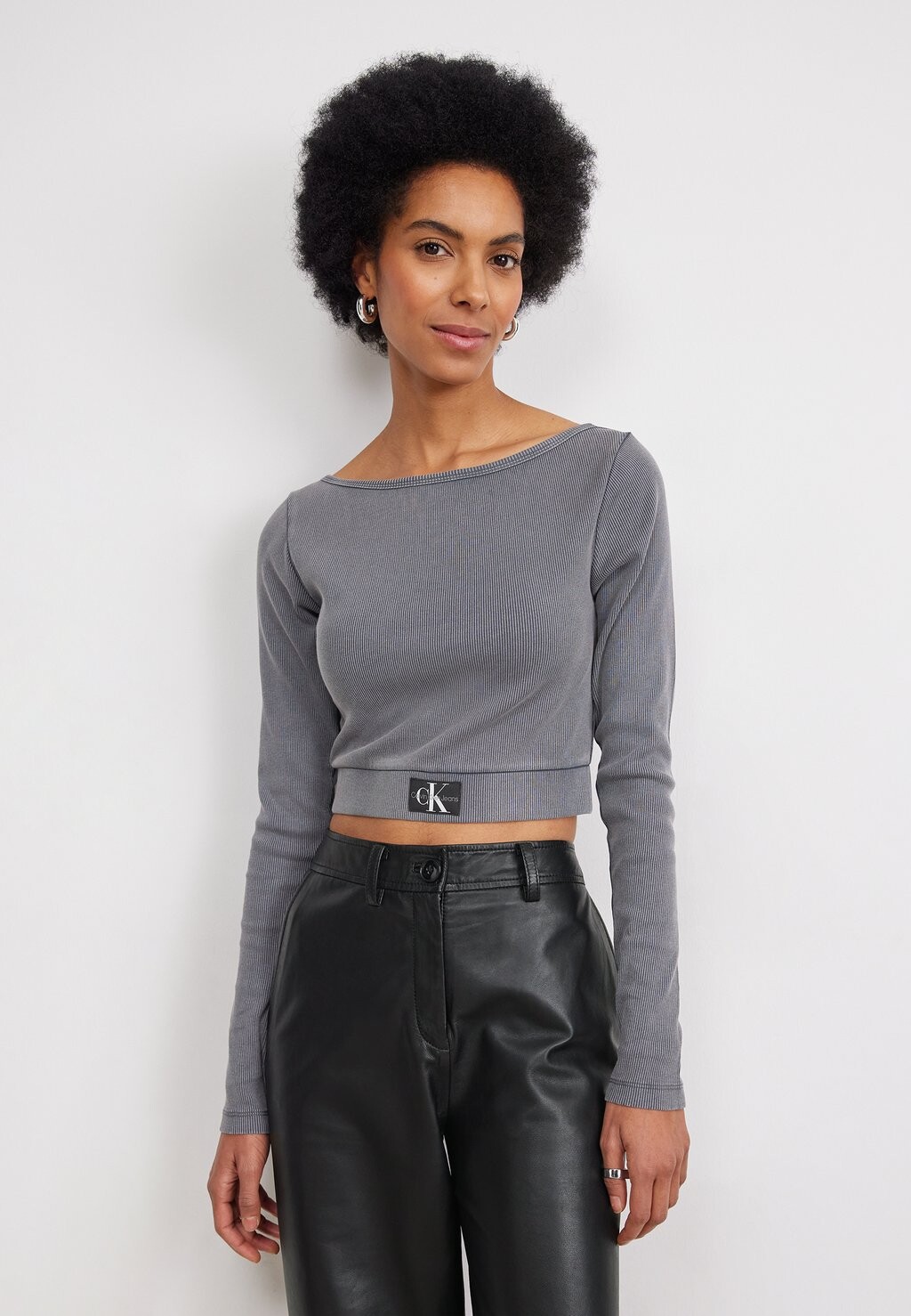 

Блузка с длинными рукавами Calvin Klein Jeans, черный