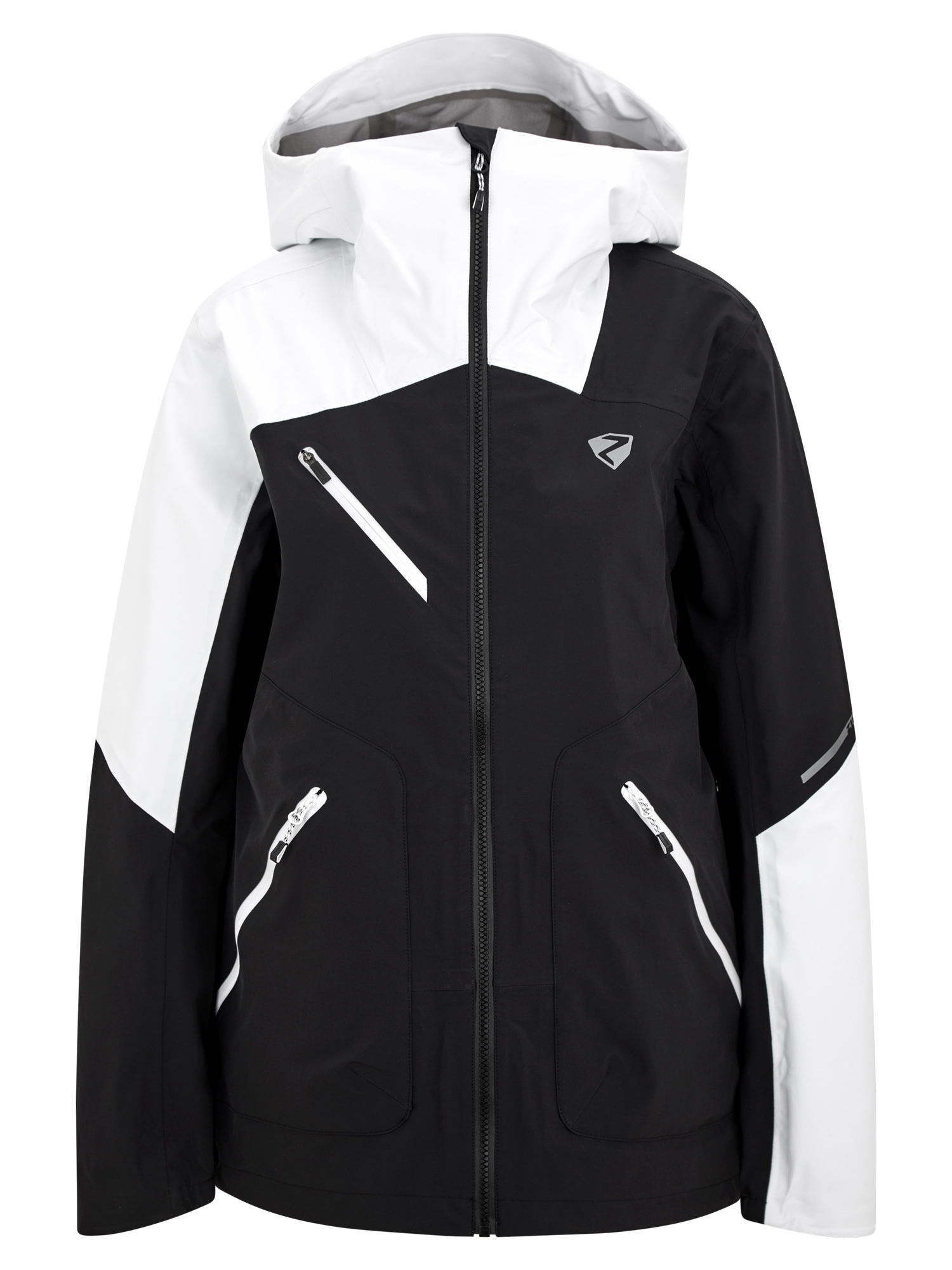 Лыжная куртка Ziener Skijacke NAIE, цвет black.white
