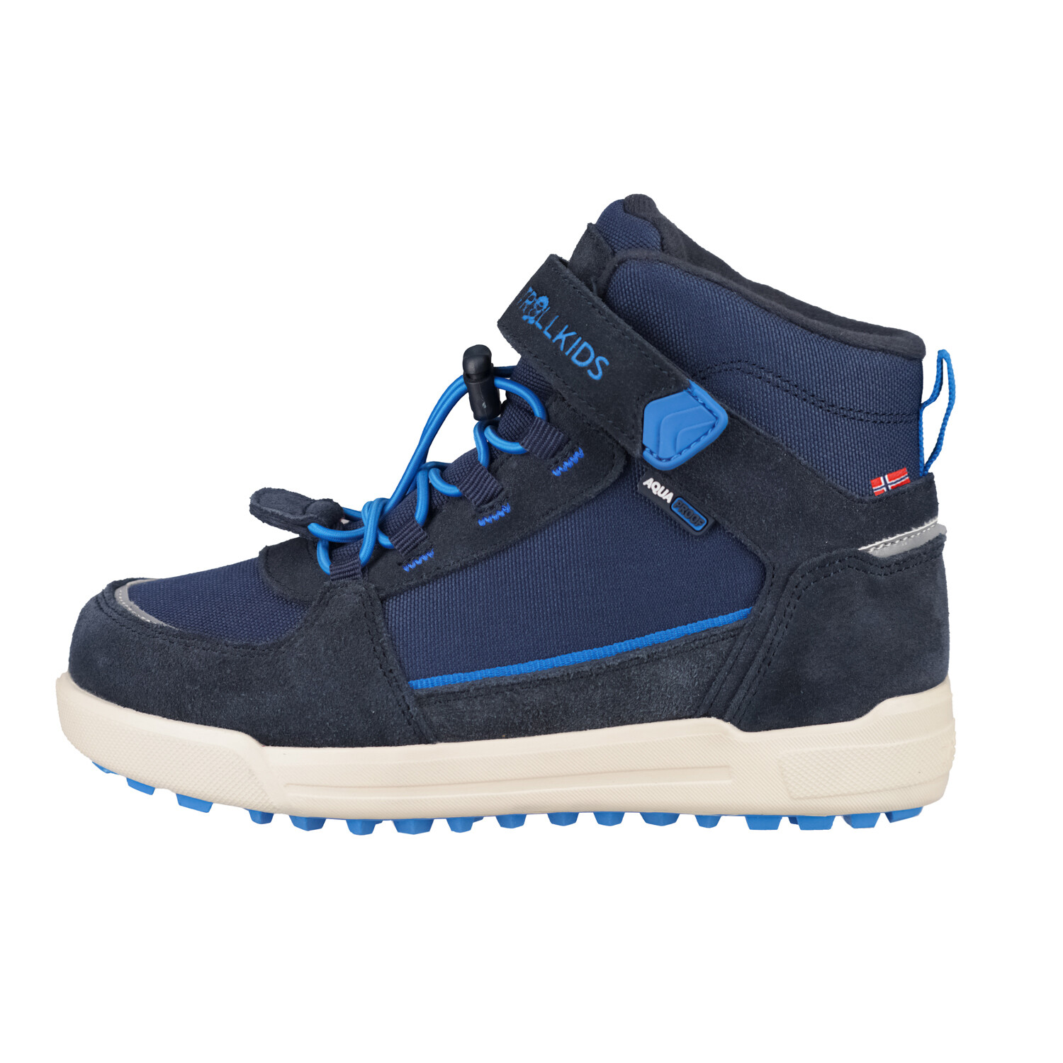 

Кроссовки Trollkids mid cut Gryllefjord, цвет Marine/Mediumblau