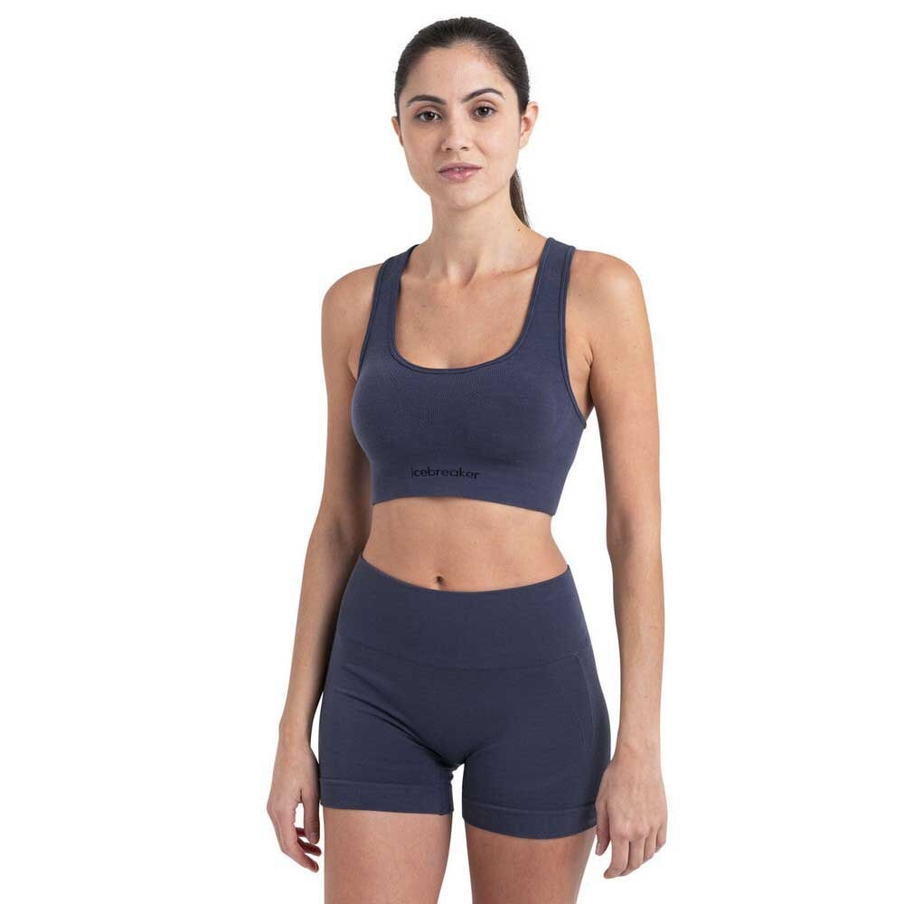 

Спортивный бюстгальтер Icebreaker Merino 260 ZoneKnitSeamless, синий