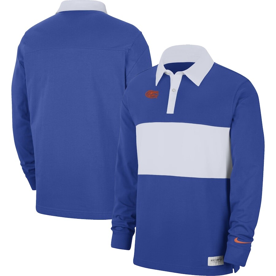

Поло с длинным рукавом Nike Florida Gators, роял