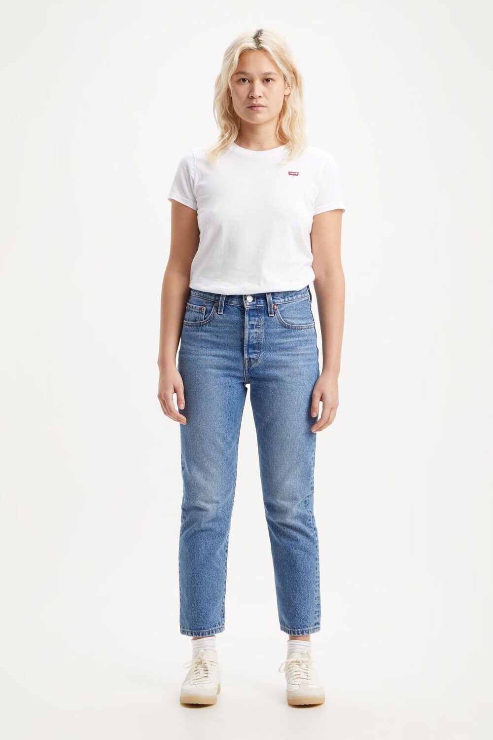 

Джинсы 501 до щиколотки Levi's, синий
