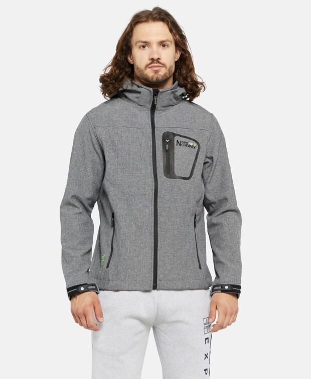 

Куртка из софтшелла Geographical Norway, светло-серый