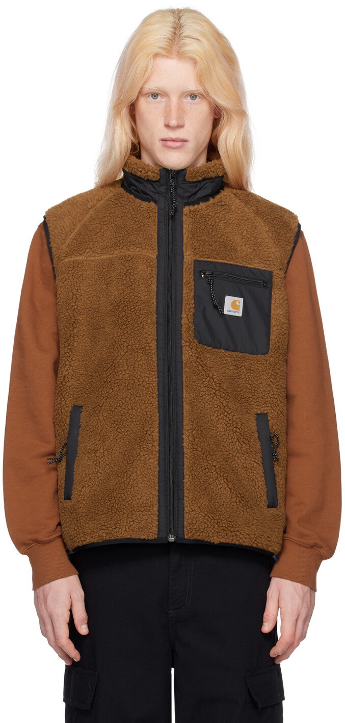 

Коричневый жилет Прентис Carhartt Work In Progress, цвет Deep H brown/Black