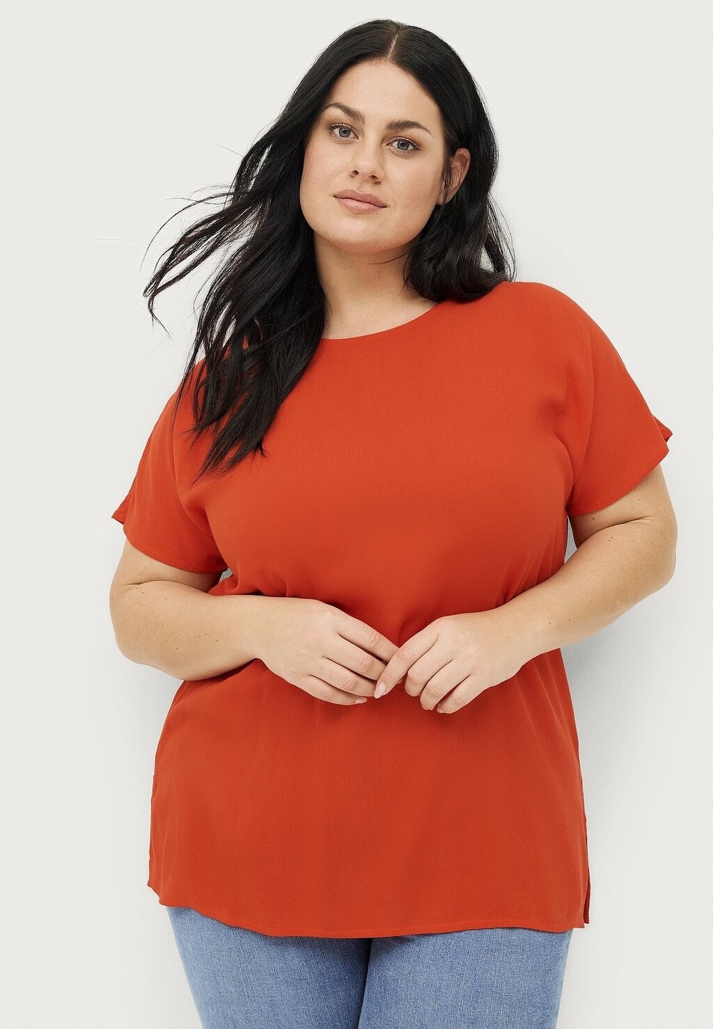 

Блузка TUNIKA Ellos Plus collection, цвет rot