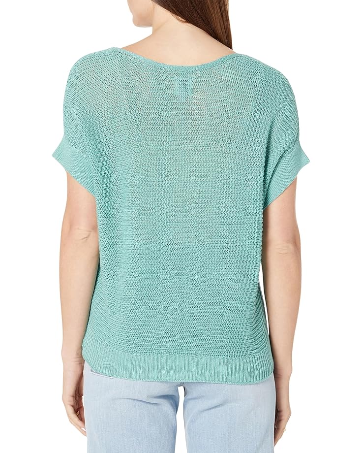 

Свитер NIC+ZOE Petite Easy Sleeve Summer Sweater, цвет Hazy Aqua