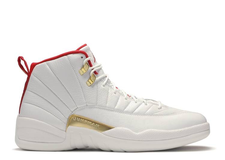 

Кроссовки AIR JORDAN 12 RETRO 'FIBA', белый, Белый;серый