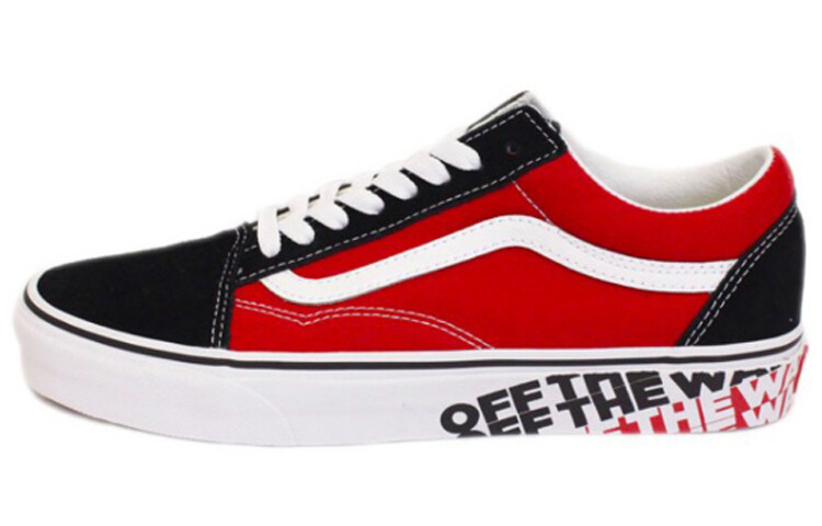 

Туфли из парусины унисекс Vans Old Skool, красные