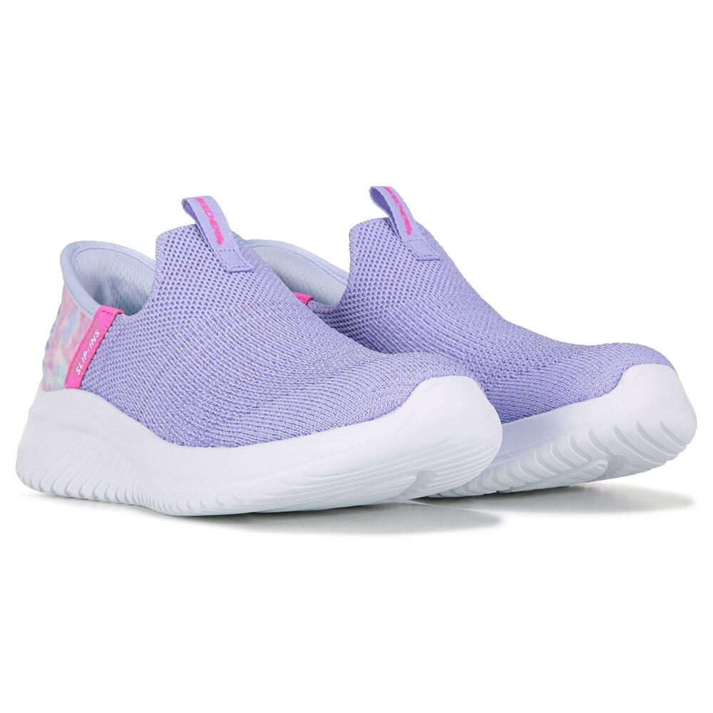 

Детские слипоны Ultra Flex Little/Big Kid Skechers, лавандовый