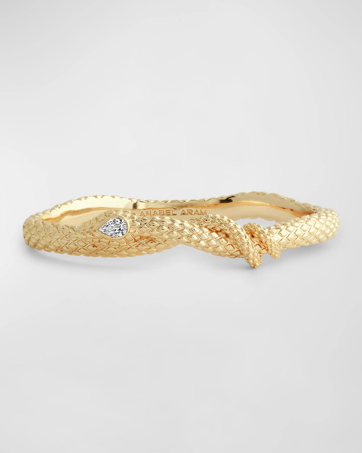 

Шарнирный браслет в виде змеи Anabel Aram Jewelry, цвет Gold