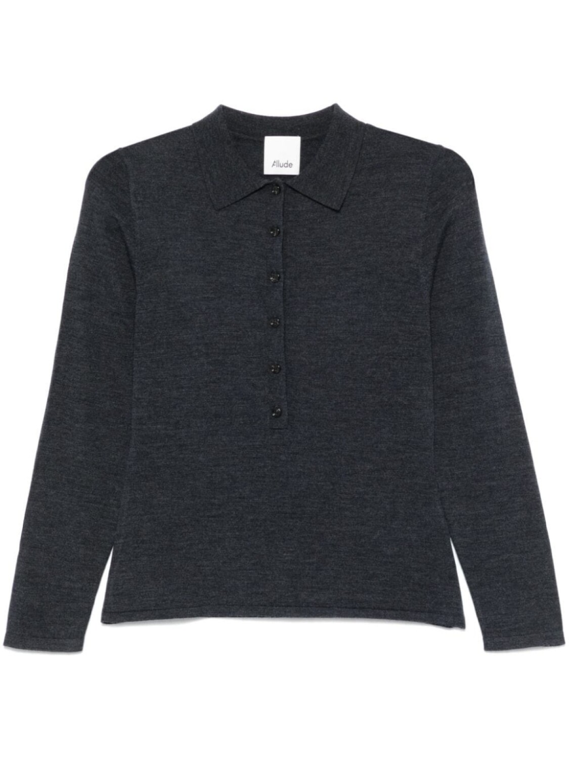 

Allude поло из тонкого трикотажа, серый
