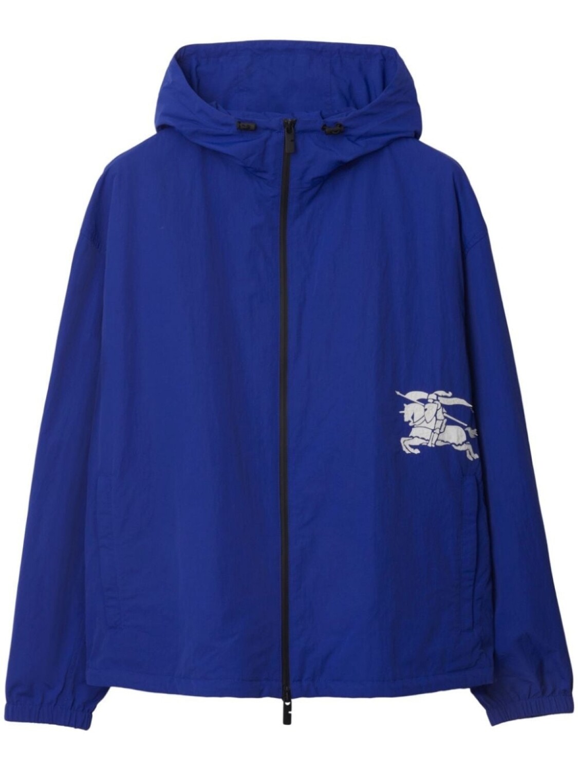 

Куртка с капюшоном и аппликацией Equestrian Knight Burberry, синий