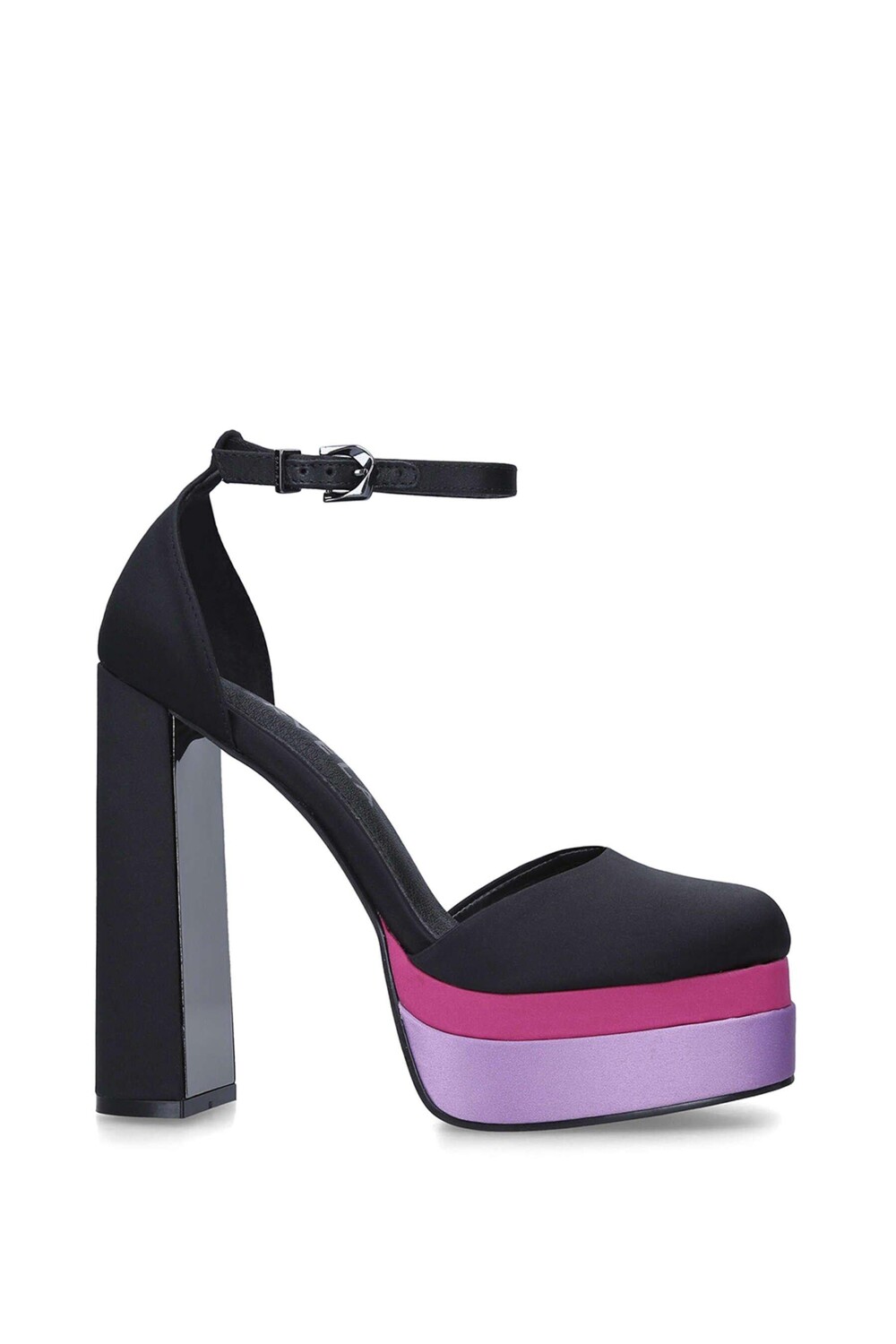 

Атласные туфли на каблуке «Tower Platform» Carvela, черный