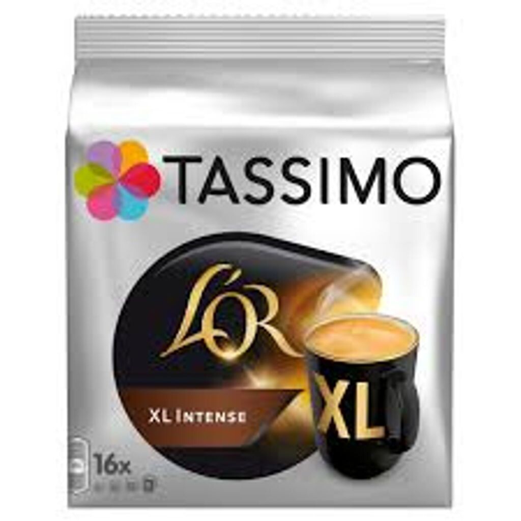 

Tassimo L'Or XL Intense, кофе, кофейная капсула, молотый обжаренный кофе, 16 Т-образных дисков Jacobs