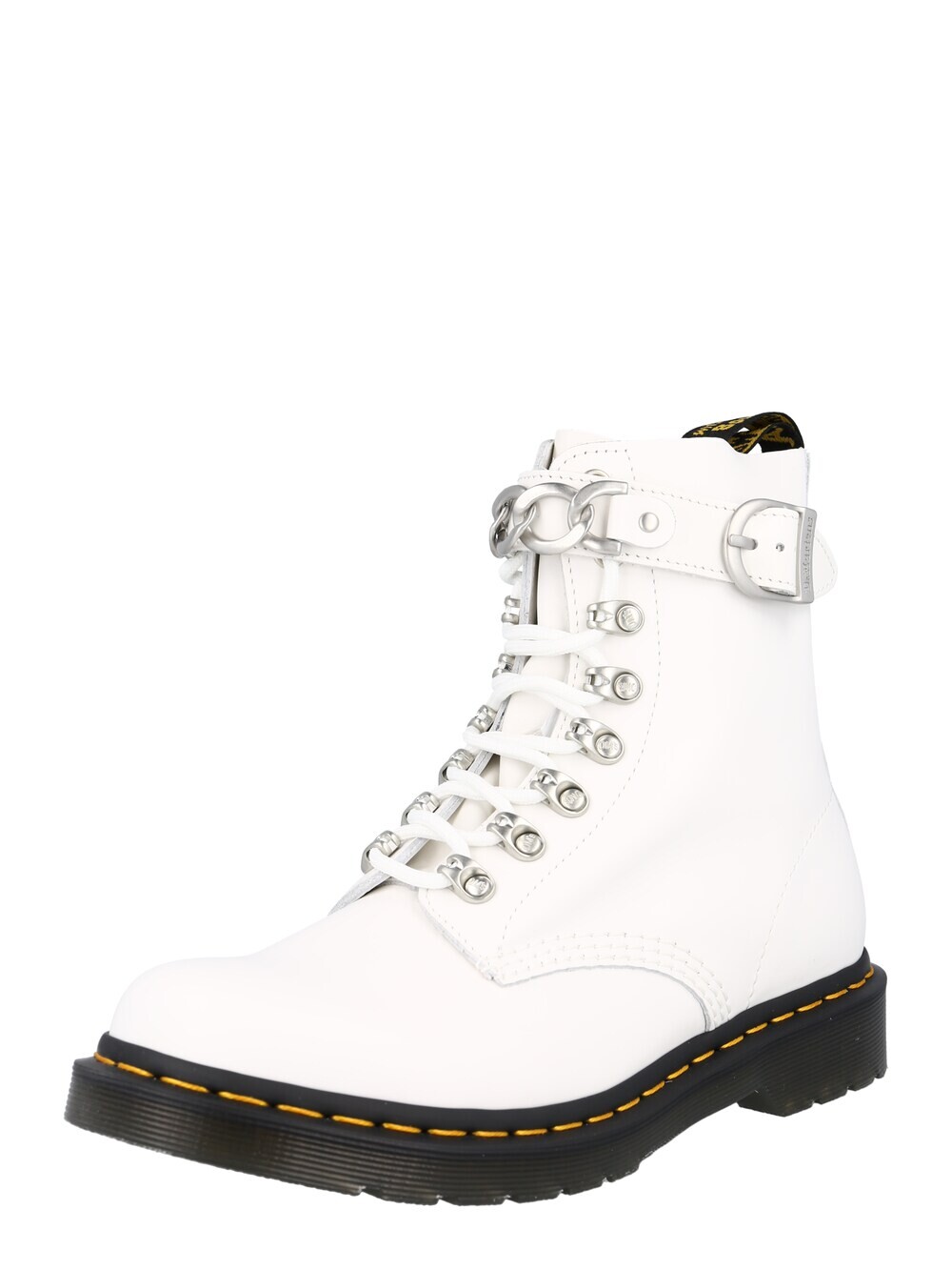 

Ботильоны на шнуровке Dr. Martens, белый