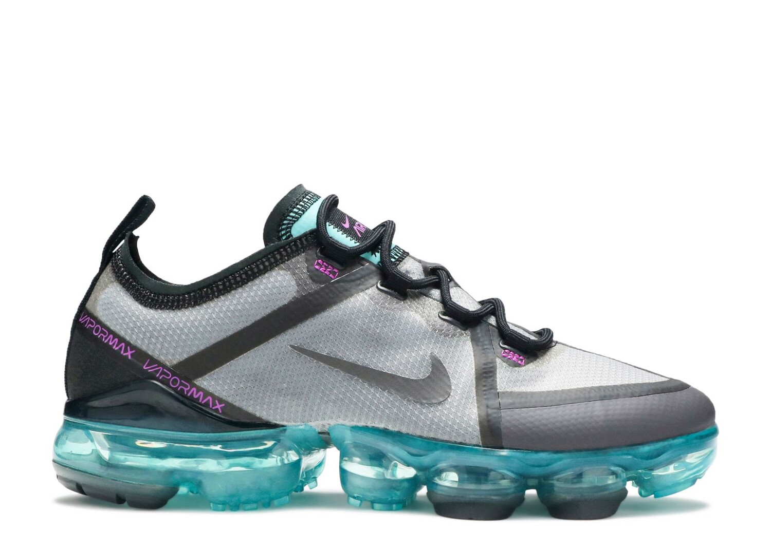 

Кроссовки Nike Air Vapormax 2019 Gs 'Thunder Grey Aurora', серый