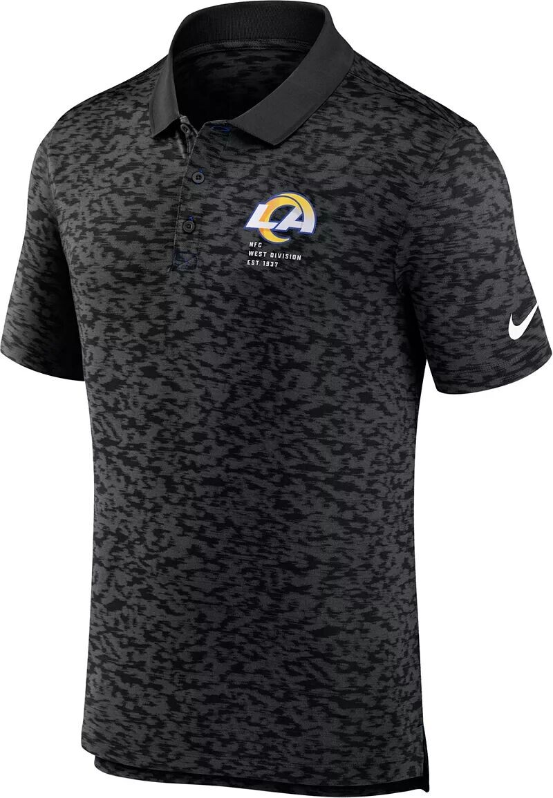 

Мужская черная футболка-поло Nike Los Angeles Rams Fashion